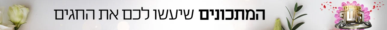 המתכונים שיעשו לכם את החגים באנר דסקטופ