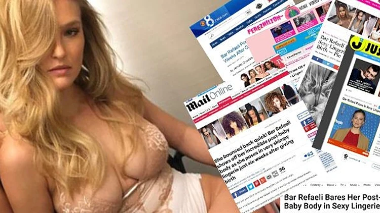 התקשורת בעולם מסקרת את חזרתה של בר רפאלי לעבודה