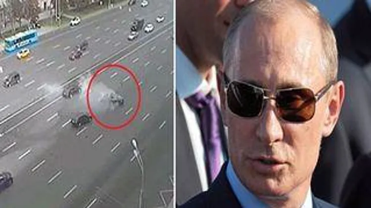 רץ ברשת – ניסיון התנקשות? רכב מסתורי התנגש בעוצמה ברכבו הרשמי של פוטין | חדשות 13