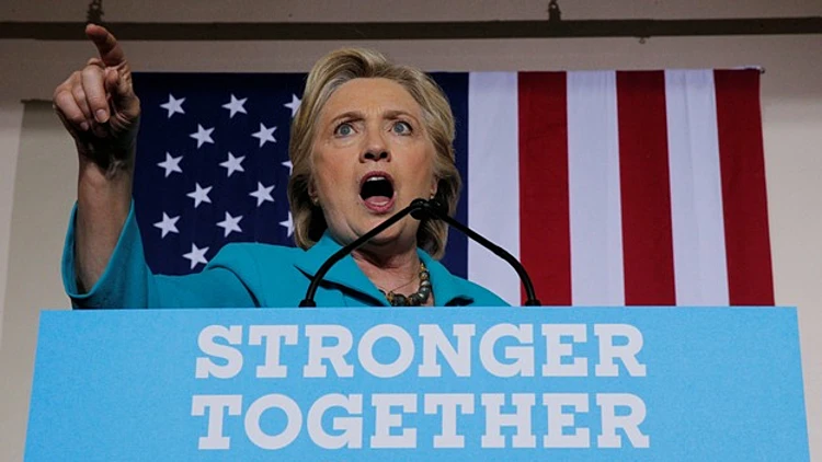 קלינטון בעצרת בחירות בפלורידה (רויטרס)