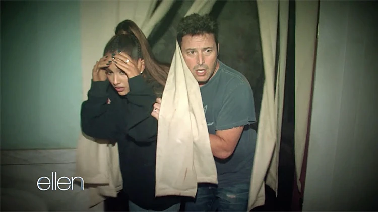 מי הצליח להפיל את אריאנה גרנדה לרצפה מרוב פחד