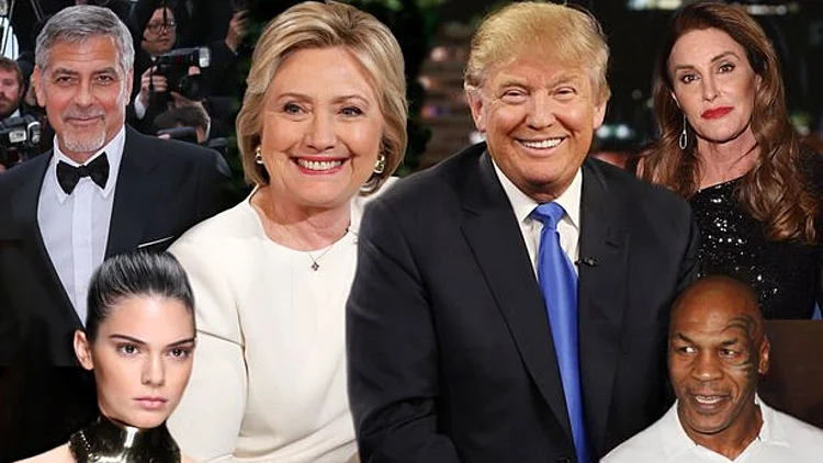 טראמפ או הילארי? המפורסמים האמריקאים בוחרים צד