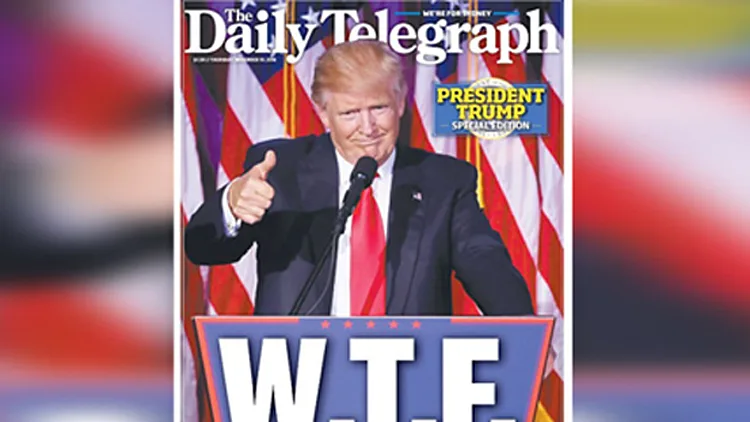 "מה לעזאזל?" (דיילי טלגרף אוסטרליה)