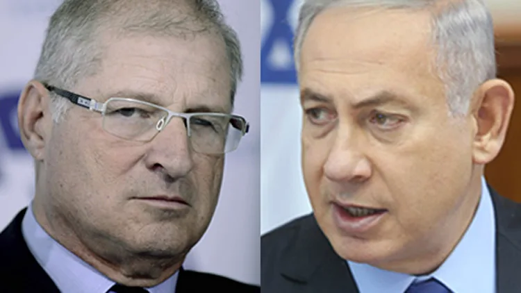 ראש הממשלה ופרקליטו דוד שמרון (אלכס קולומויסקי, תומר נויברג / פלאש 90)