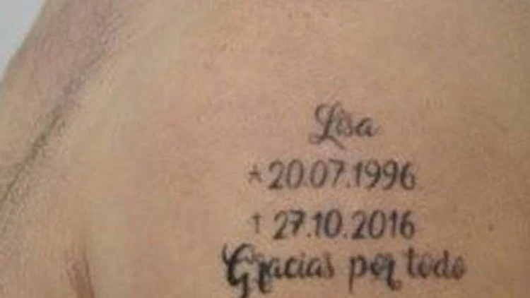 הקעקוע המפליל על כתפו של החשוד (משטרת ספרד)