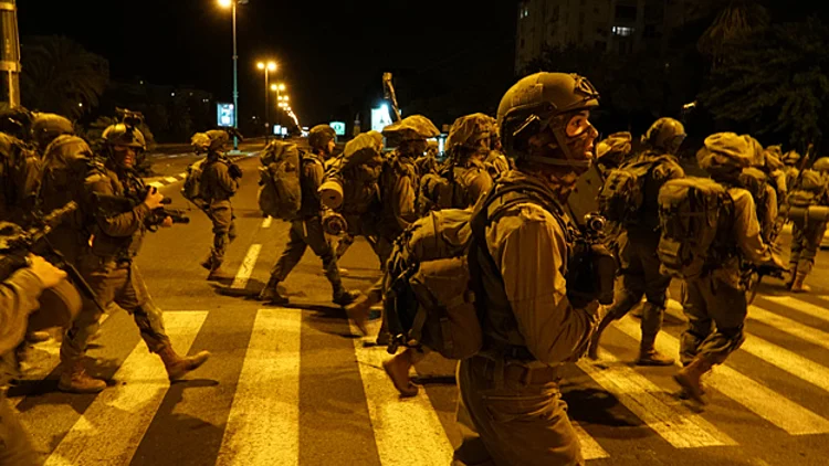 תרגיל חטיבת הקומנדו ברחובות תל אביב