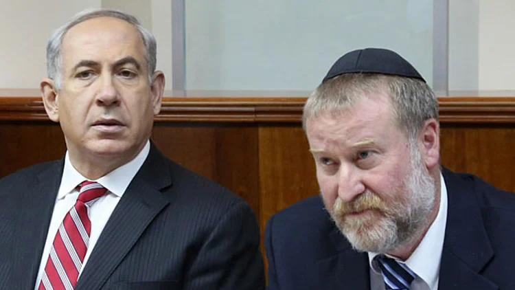 אין הסכמה משפטית. מנדלבליט ונתניהו (מארק ישראל סאלם, FLASH 90)