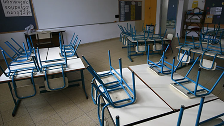 אין לימודים בגני הילדים ובתיכונים (Nati Shohat, פלאש 90)