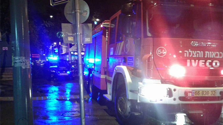 זירת האירוע בחיפה