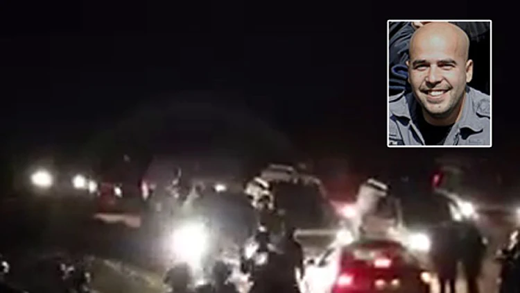 תיעוד: דריסת השוטר בכפר בנגב