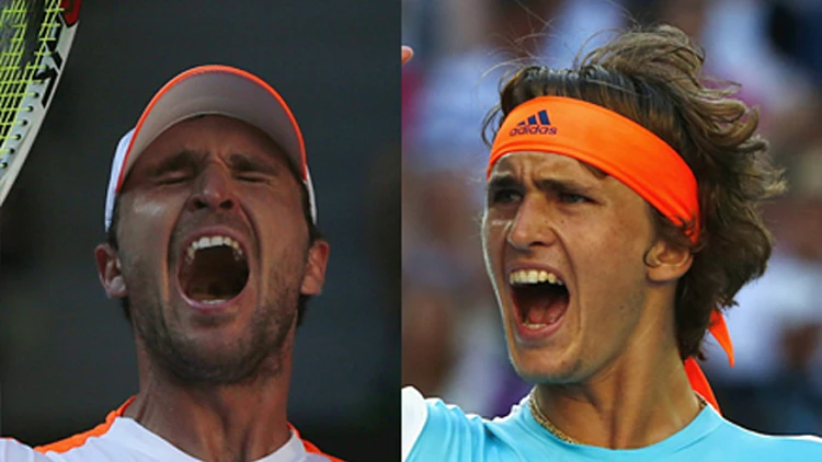 אלכסנדר (מימין) ומישה זברב