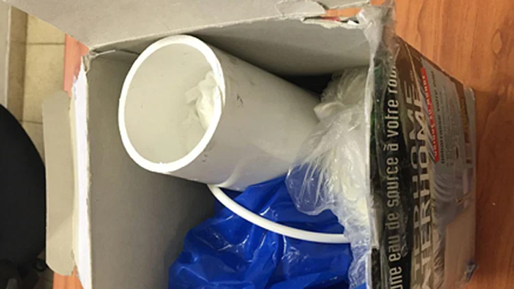 הסמים הוחבאו בסנני מים (דוברות המשטרה)