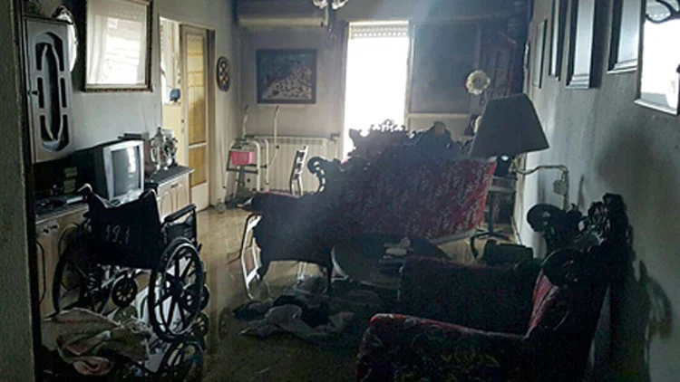 זירת הדליקה. ירושלים