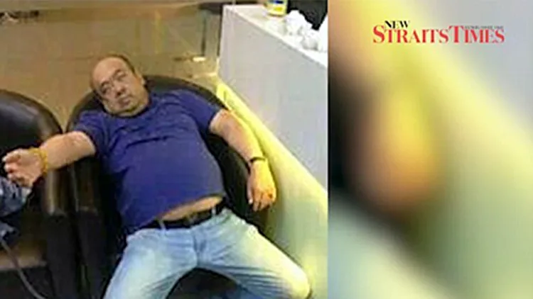 קים ג'ונג'-נאם בתמונתו האחרונה