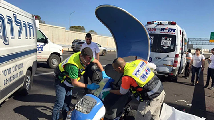 זירת התאונה בכביש 531