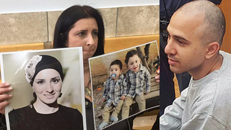 נדב סלע ואמא של הנרצחת