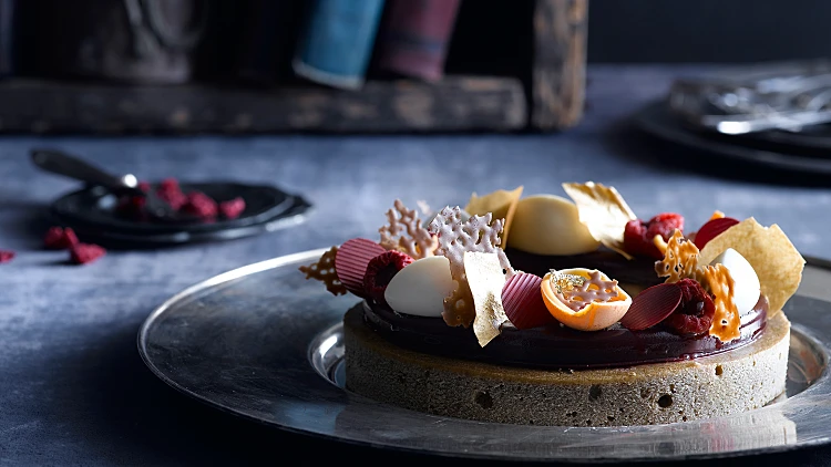 עוגת דבש וחמוציות בפרזנטציה קצת אחרת