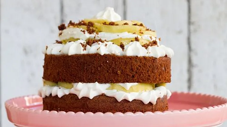 עוגת שוקולד, תפוחים וקצפת | רשת 13