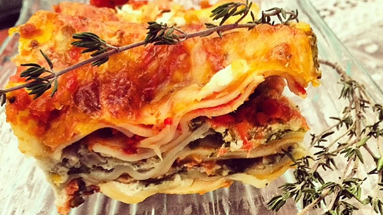 לזניה תרד ופטריות | רשת 13