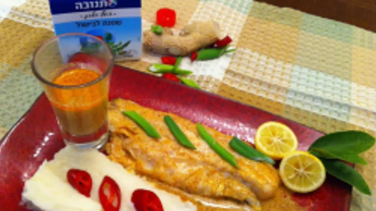 פילה דג ים ברוטב קארי | רשת 13