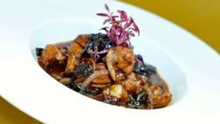 פרגיות מוקפצות עם בצל , שזיפים ויין אדום | רשת 13