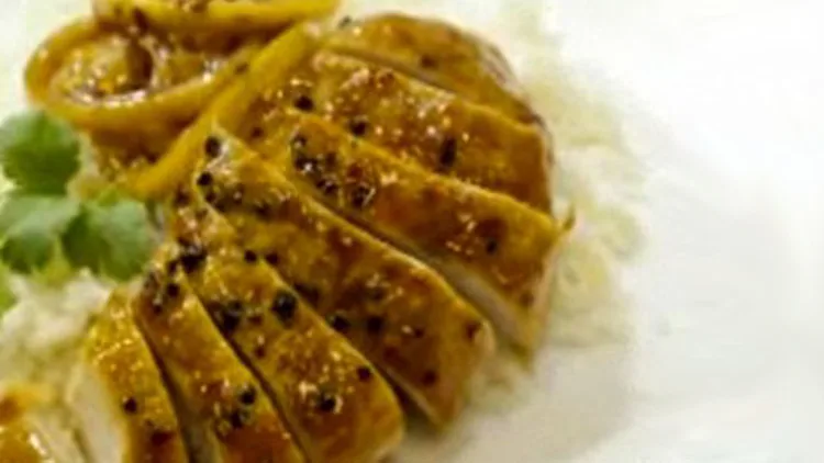 חזה עוף עם יין לבן