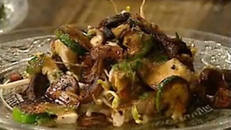 ירקות ורצועות דגים