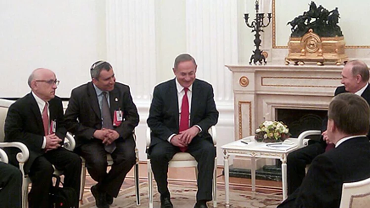 נתניהו במהלך פגישתו