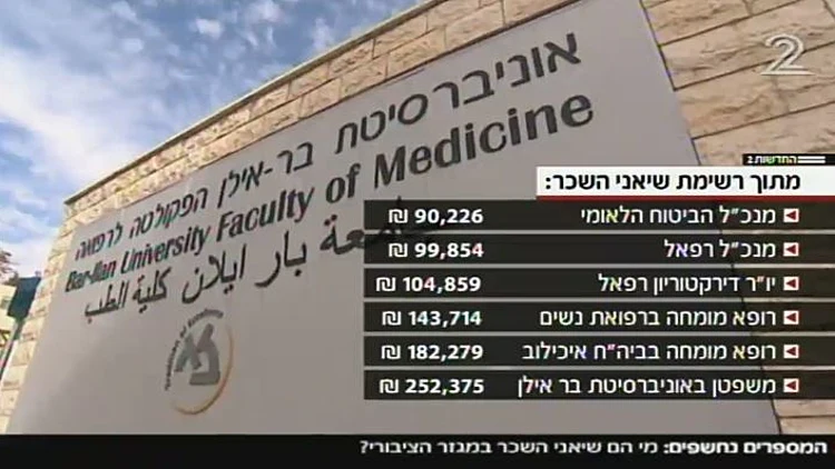 שיאני השכר במגזר הציבורי נחשפים