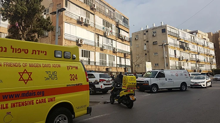 זירת השוד בבת ים