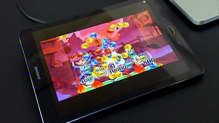 משחק, טאבלט, פרסומת