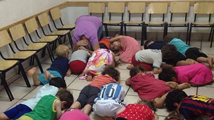 גן גורים, הוד השרון, גן ילדים, אזעקה