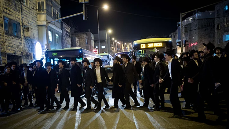 הפגנות חרדים בירושלים. ארכיון