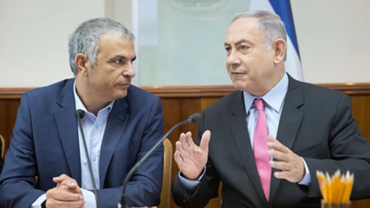 המשבר נמשך. נתניהו וכחלון, ארכיון