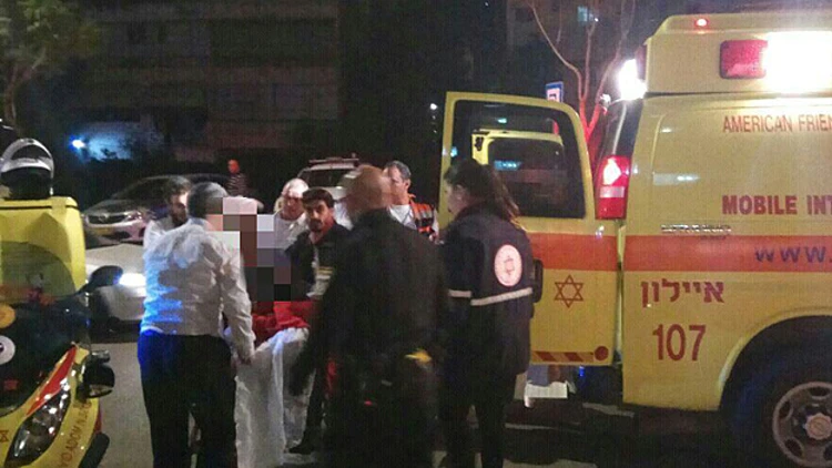 זירת הפיגוע בלוד