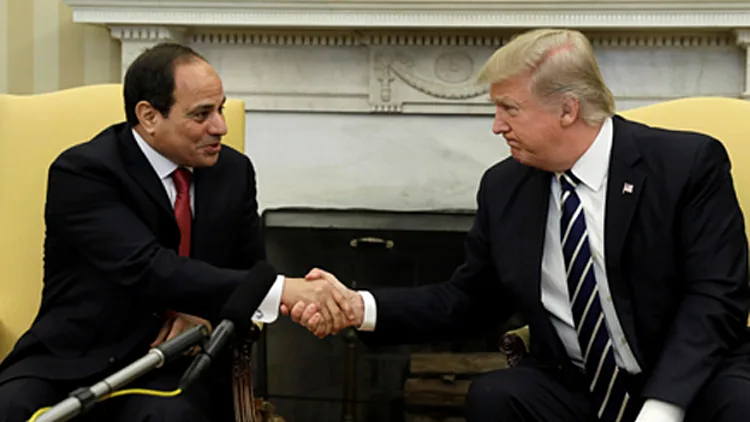 ועידה כבר בקיץ? טראמפ וא-סיסי