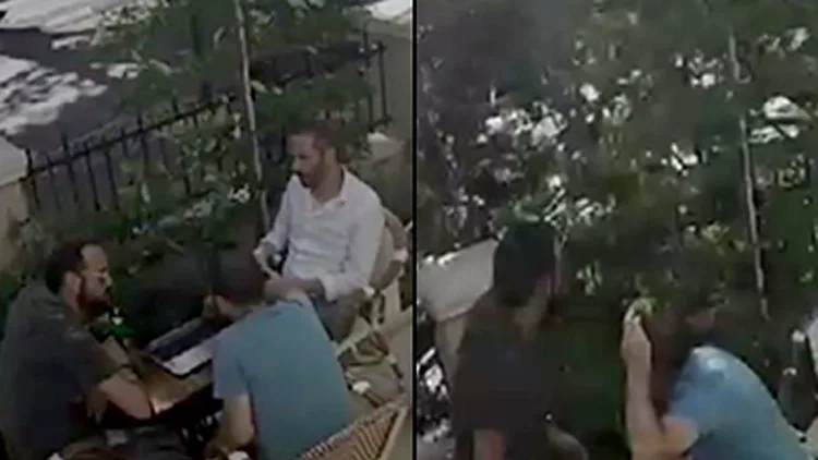 תיעוד: העץ קורס וקובר תחתיו אישה בכפר סבא | חדשות 13