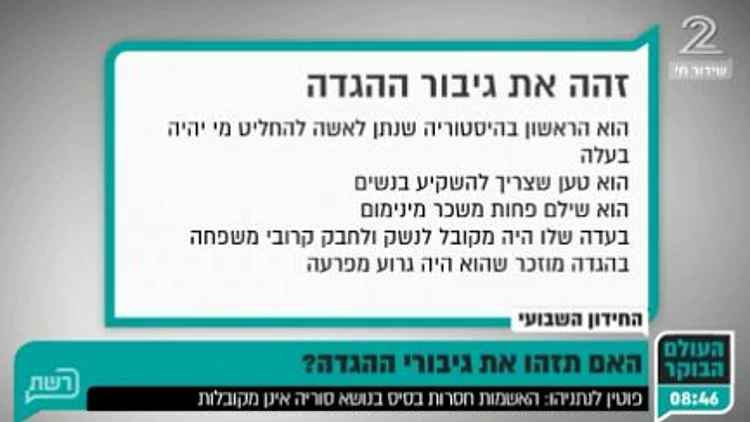 החידון השבועי: האם תזהו את גיבורי ההגדה?
