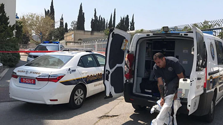 זירת האירוע באשקלון