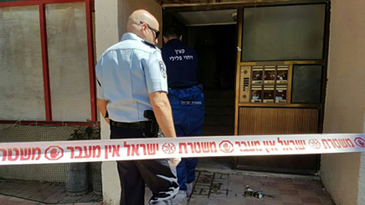 הזירה במעלות תרשיחא. הזירה בה נמצאה גופת הגבר. החשוד: תושב העיר בן 46