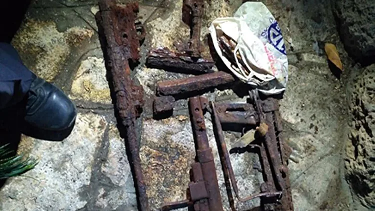 האקדח הישן שהתגלה בשיפוץ