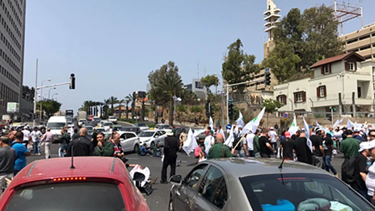 ההפגנה בת"א, היום