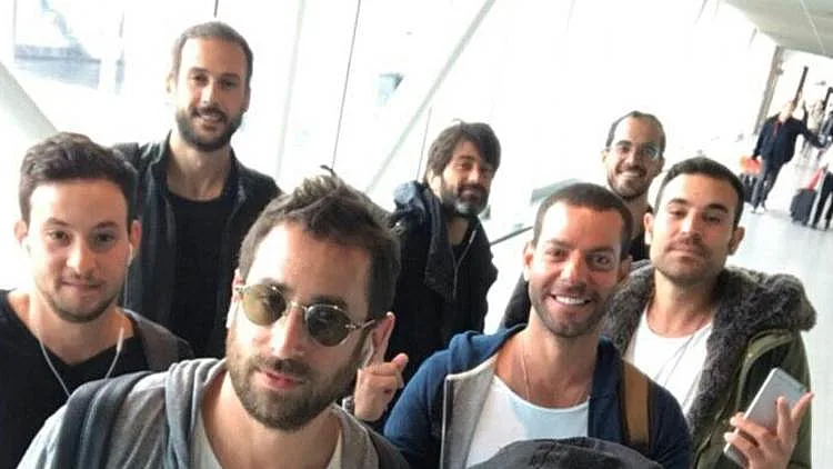 יהודה לוי חוגג מסיבת רווקים עם נכדו של יצחק תשובה