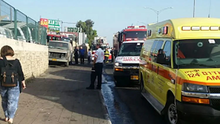 גבר בן 40 נפצע קשה בשריפה