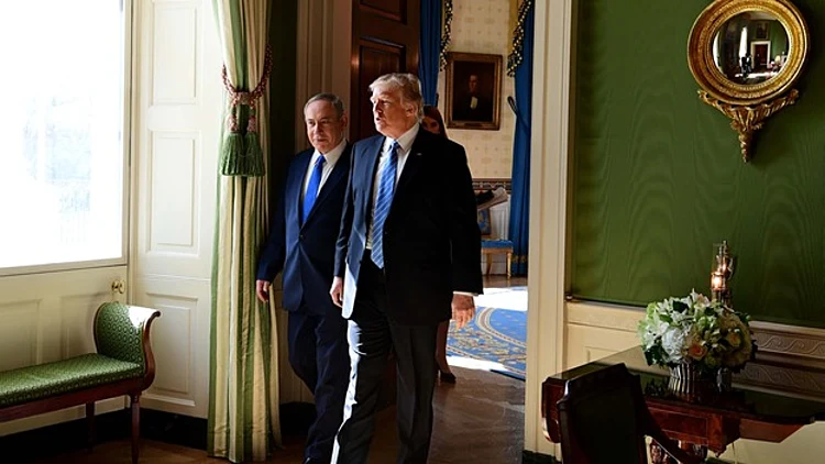 טראמפ ונתניהו (אבי אוחיון לע"מ)