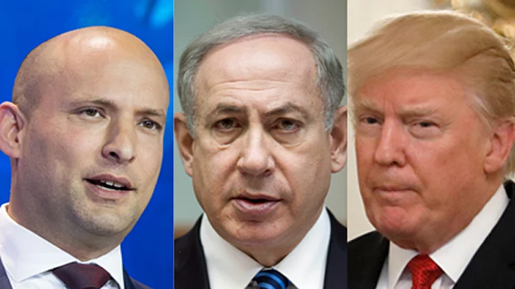טראמפ נתניהו ובנט