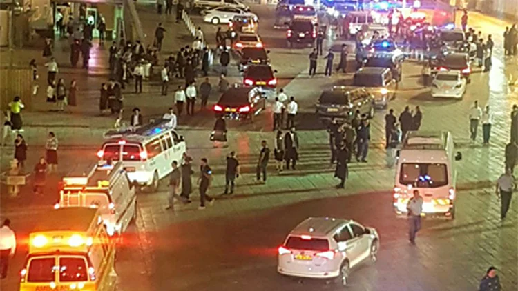 ההכנות ברחבת הכותל (דוברות המשטרה)