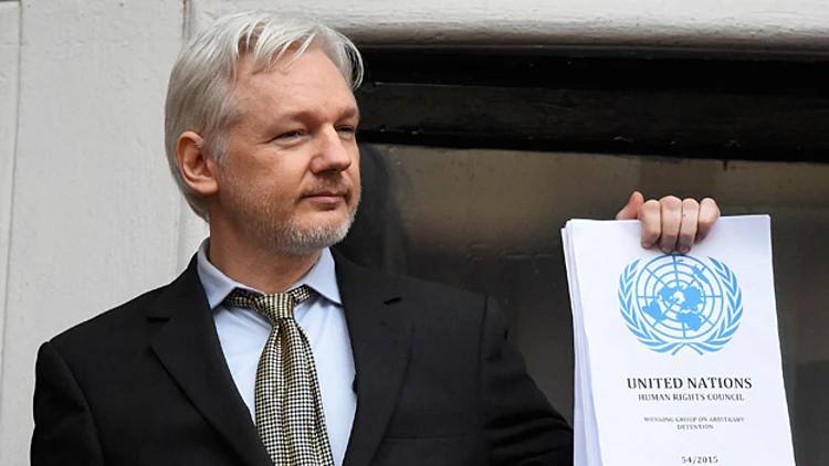 מייסד ויקיליקס ג'וליאן אסאנג'