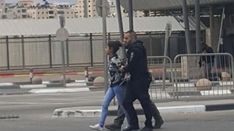 מעצרה של הפלסטינית