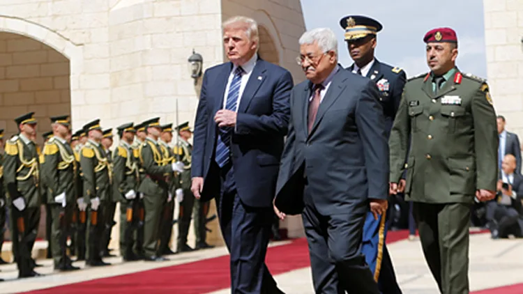 אבו מאזן, טראמפ, אבו מאזן וטראמפ